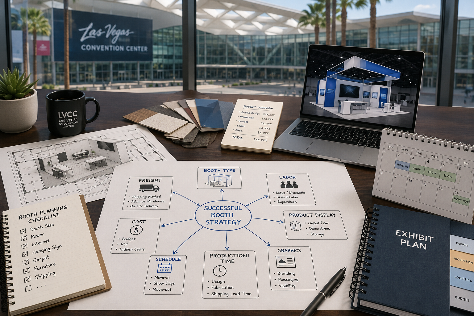 Las Vegas Convention Center booth planning framework for trade show exhibitors